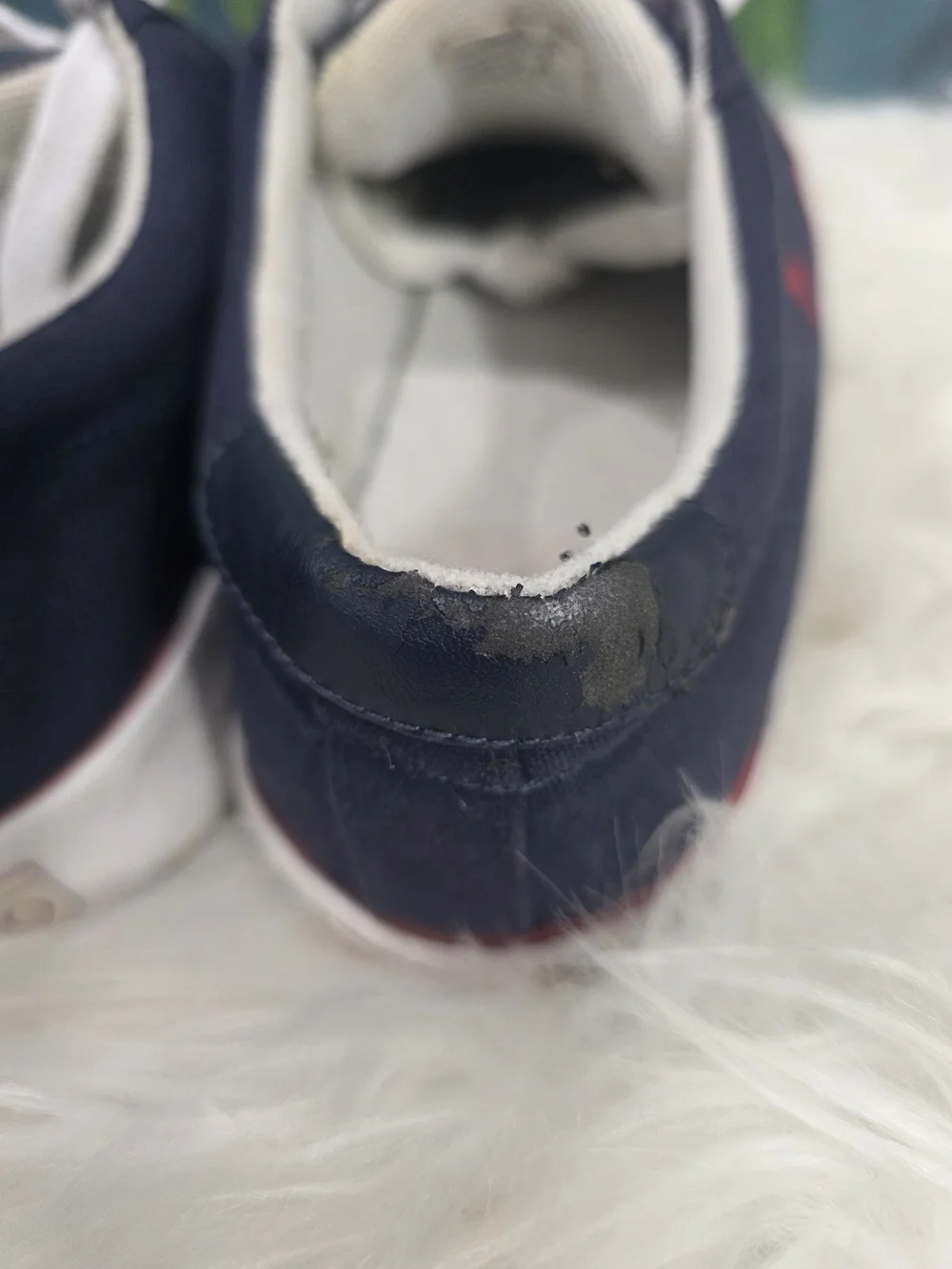 Vtg Polo Ralph Lauren Brisbane II Blue Canvas Lace Up Sneakers Men 9.5 Red Pony